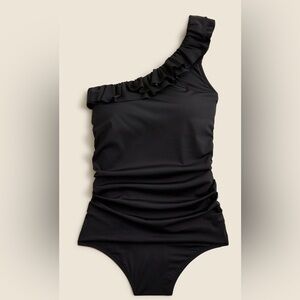 J crew ruffled one shoulder NEW